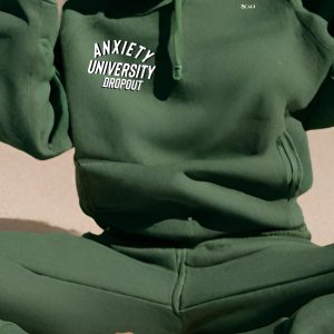 Anxiety Dropout ~ Silk Fleece Comfy Sweatsuit